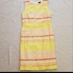 SHIPS FREE Ann Taylor pastel lace dress